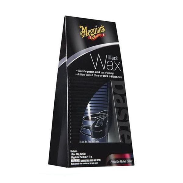 MEGUIARS BLACK WAX 7 OZ TUBE WITH APPLICATOR PAD